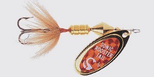 Блесны фирмы Yakima Bait, модель Sonic Rooster Tail 1/16 oz.(181-латунь/175-серебро)